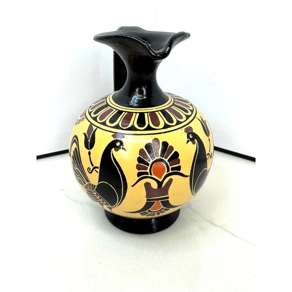 Greek Handmade/Painted Ancient Corinthian Inspired Art Pottery D. Vassilopoulos